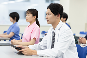 症例を用いたメーカー様向け勉強会（呼吸器関連）の打合せ